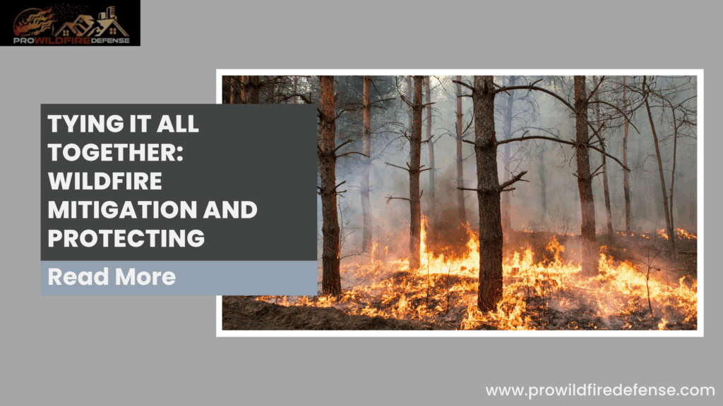 Tying It All Together: Wildfire Mitigation and Protecting 
